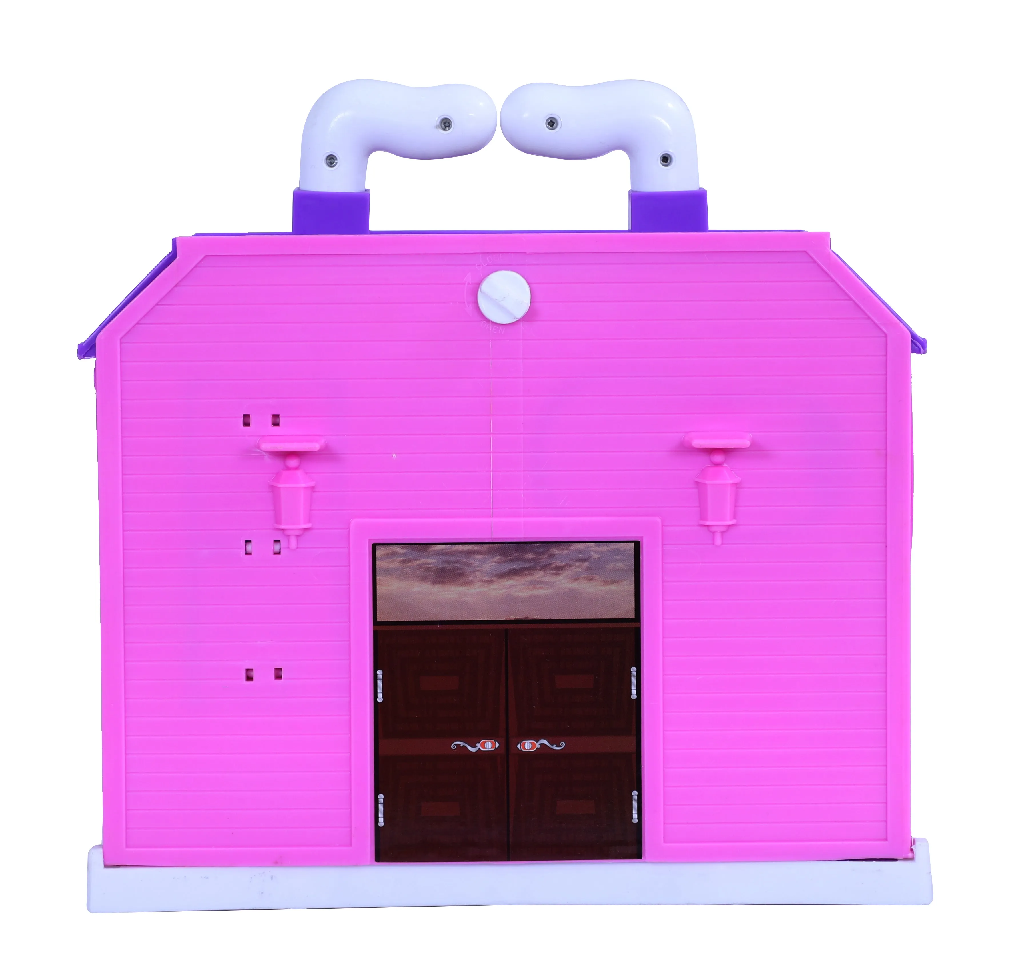 My Family Doll House - 35 pcs | Girls Role Playset | Pretend Play | Doll House with Furniture | Dollhouse Accessories | Imaginative Play | Playhouse | For Kids Age 3  years