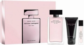 Narciso Rodriguez For Her Musc Noir Gift Set (EDP 3.3 Fl. Oz   EDP mini 0.33 Fl. Oz   Body Lotion 1.6 Fl. Oz)