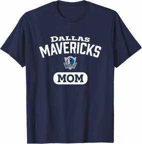 NBA Dallas Mavericks Mom Arched Team Logo T-Shirt