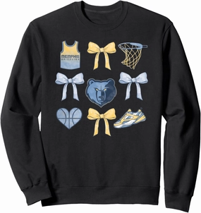 NBA Memphis Grizzlies Bow Grid Sweatshirt