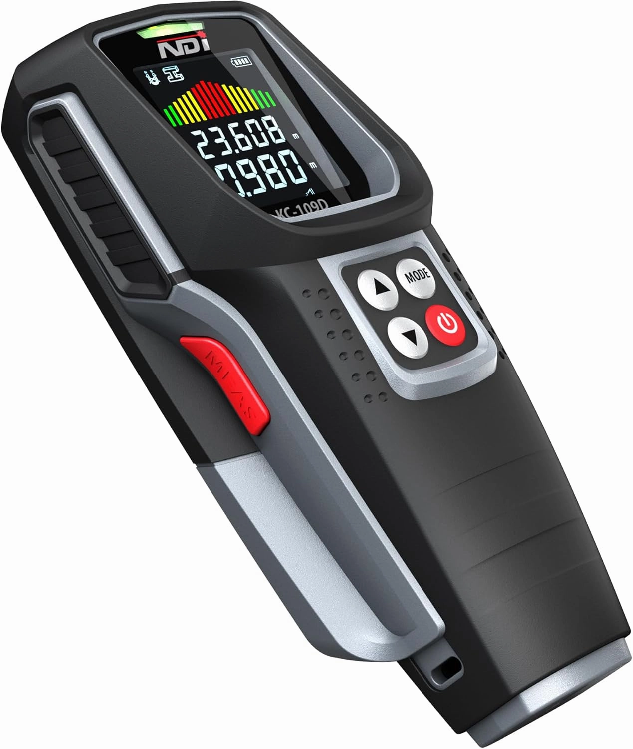 NDI 5 in 1 Multi Function Stud Finder Wall Scanner with Laser Distance Meter Metal Framing Tool Joist Pipe Finder and Live Wire Detection