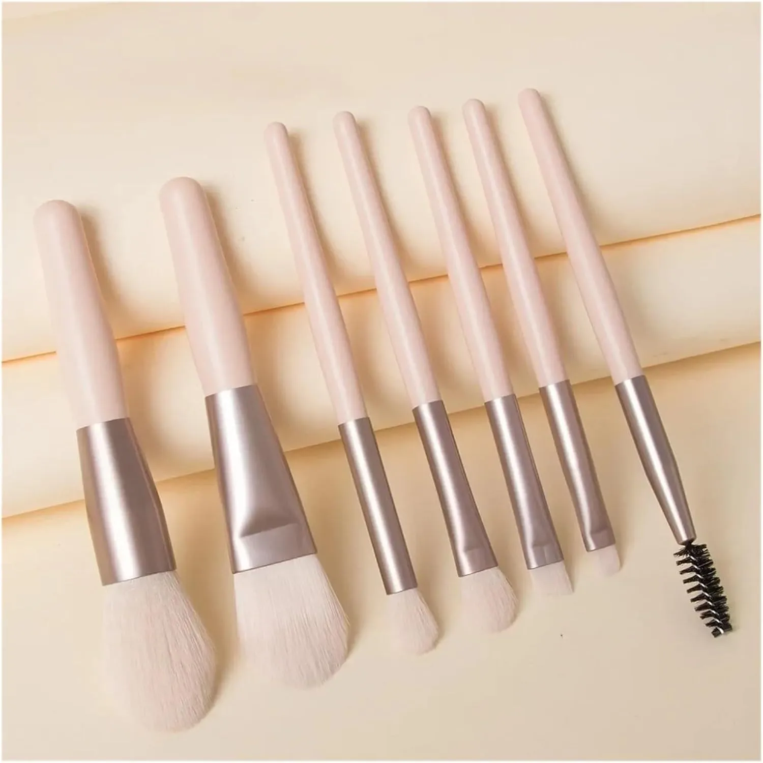 New 8Pcs Makeup Brush Set Makeup Concealer Brush Blush Loose Powder Brush Eye Shadow Highlighter Foundation Brush Beauty Tools(C506-green 8pcs)