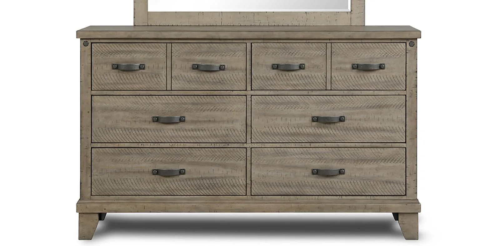 New Classic Furniture Marwick 8 Drawer Dresser in Sand