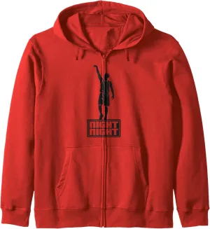 Night Night Basketball Funny Dunk Trash Talk Ball Hoops Zip Hoodie