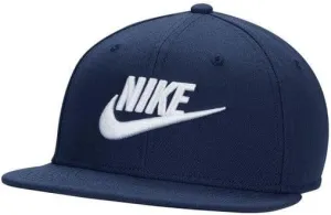Nike Dri-FIT Pro Structured Futura Cap (US, Alpha, Medium, Large, Midnight Navy/Midnight Navy/White)
