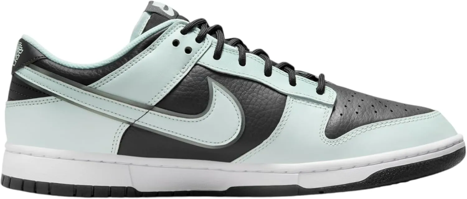 Nike Dunk Low Retro Premium Men's Shoes (FZ1670-001, Dark Smoke Grey/White/Barely Green)