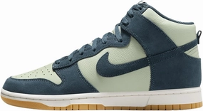 Nike Dunk High Retro SE Men's Shoes (FZ4739-300, Jade Horizon/Phantom/Gum Yellow/Armory Navy)