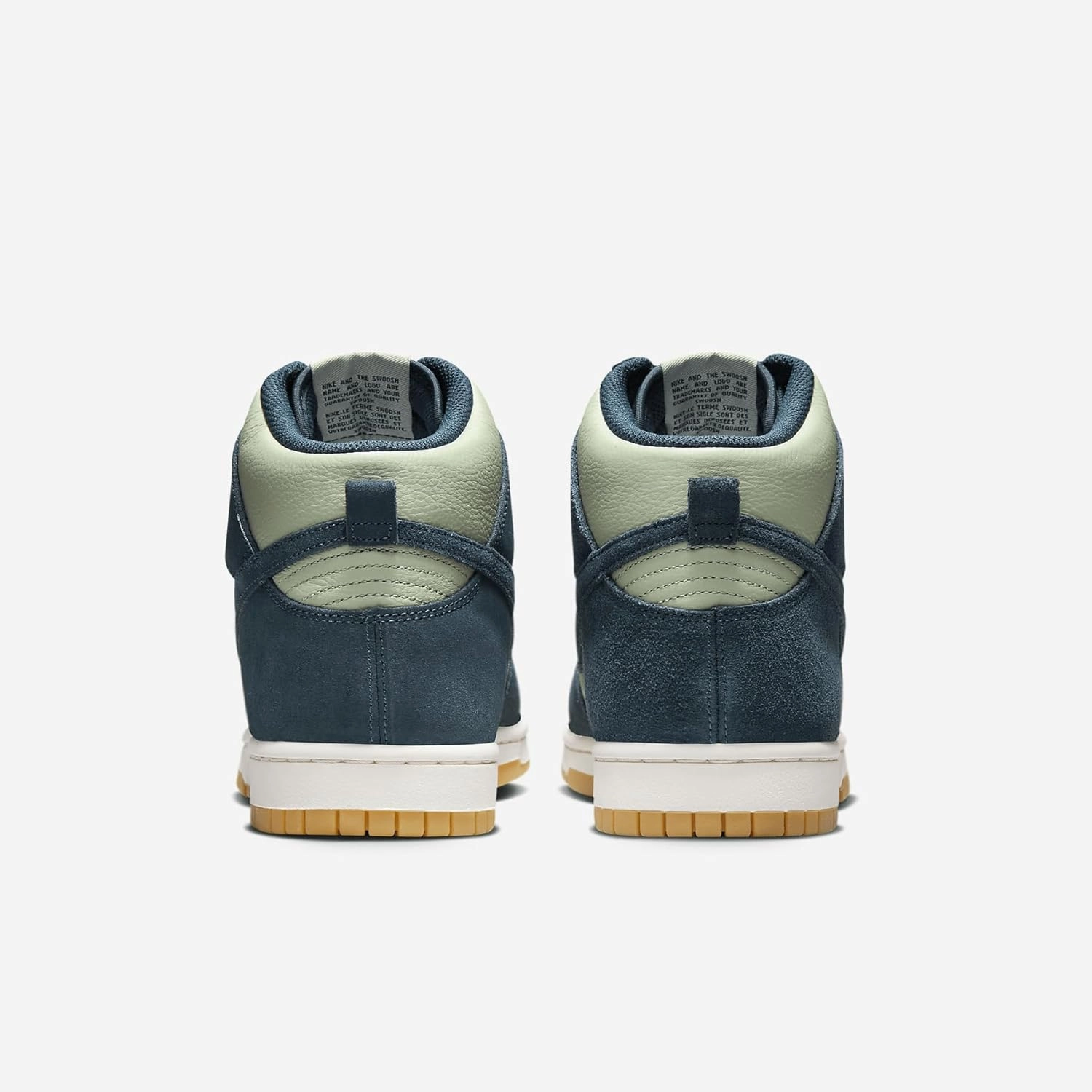 Nike Dunk High Retro SE Men's Shoes (FZ4739-300, Jade Horizon/Phantom/Gum Yellow/Armory Navy)