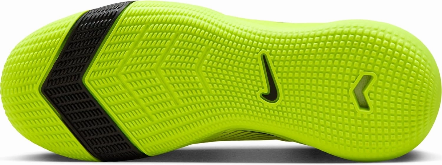 Nike Jr. Mercurial Vapor 16 Academy Little/Big Kids' IC Low-Top Soccer Shoes (FQ8411-700, Volt/Black)