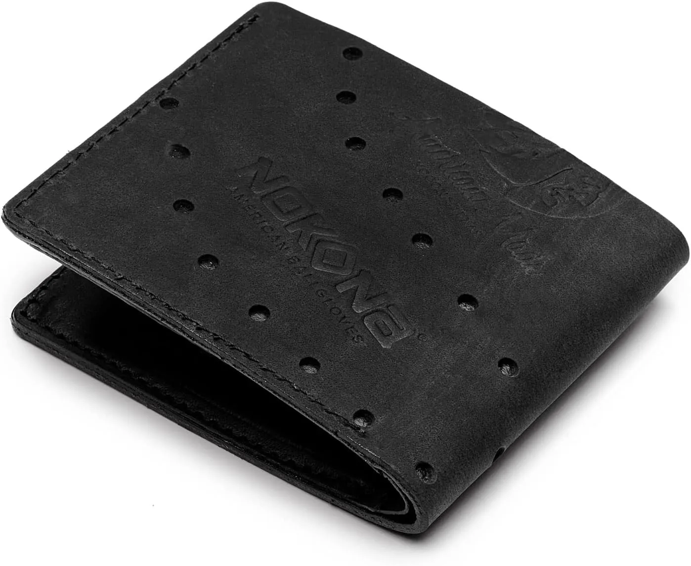 NOKONA Ballglove Leather Wallet | Made with Genuine American Baseball Glove Leather | Made in The USA and Customizable