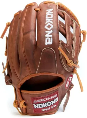 Nokona Classic Walnut H-Web 12.75" Tan Lace Right Handers Baseball Glove