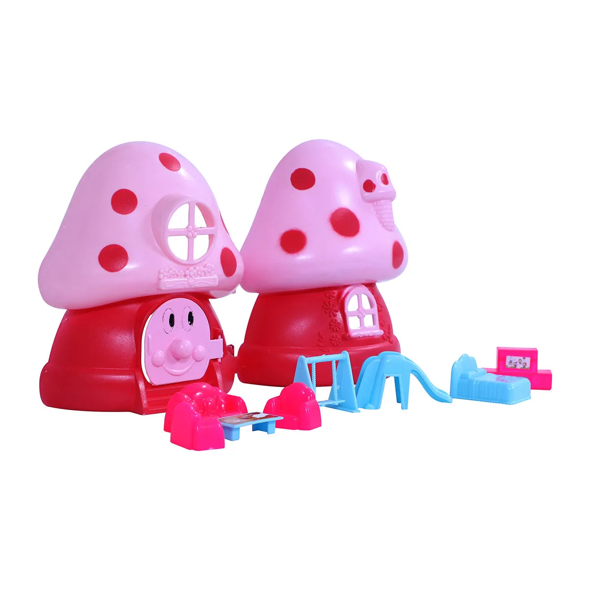 Nova Twin Doll House | Girls Role Playset | Pretend Play | Doll House with Furniture | Dollhouse Accessories | Imaginative Play | Playhouse | For Kids Age 3  years