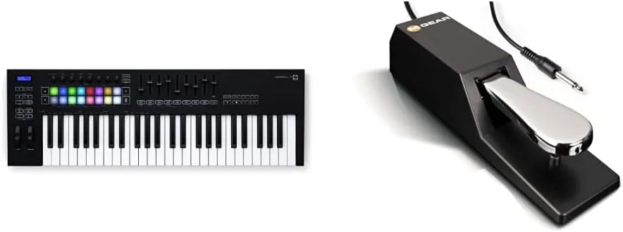 Novation Launchkey 49 [MK3] MIDI Keyboard Controller   M-Audio SP-2 Sustain Pedal
