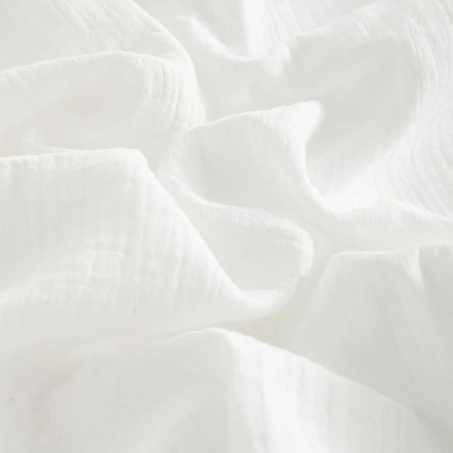 NTBAY 2 Pack Muslin Cotton Mini Crib Sheets, Soft and Breathable Double Layer 24x38 Baby Crib Sheets for Mini Crib and Toddler Mattresses, Boys, Girls, Unisex, White, 24x38 Inches