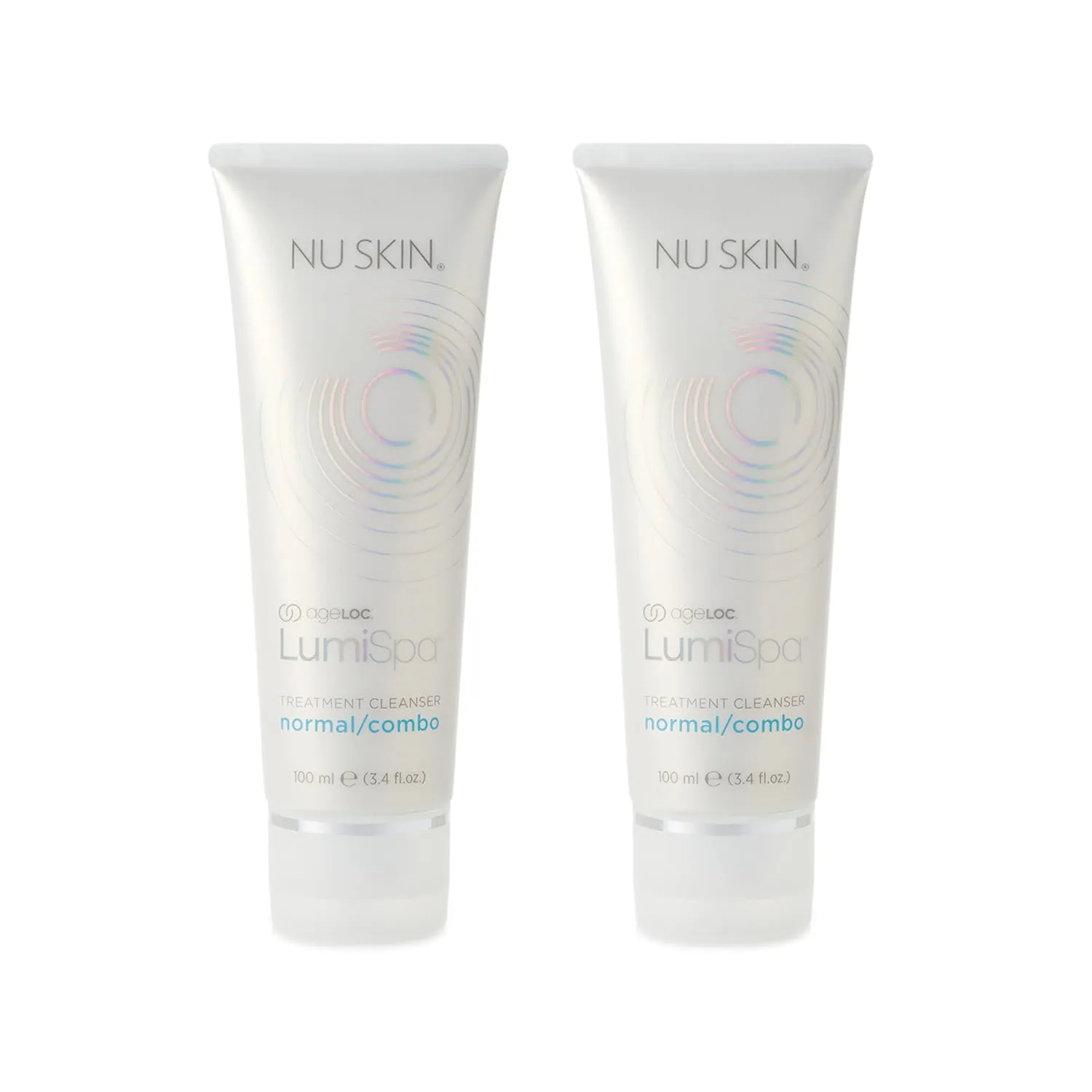 Nu Skin ageLOC LumiSpa Cleanser (Normal/Combo) 2-Pack - Precisely Formulated for LumiSpa's Proprietary Treatment Head - Enhanced with ageLOC Technology