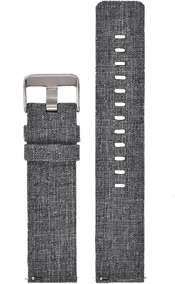 Nylon Watch Strap Nylon Watch Band 18Mm 20Mm 22Mm 24Mm Quick Release Canvas Watch Straps Watchbands Sports Strap /22Mm/Black White-B (22 mm Army Green)