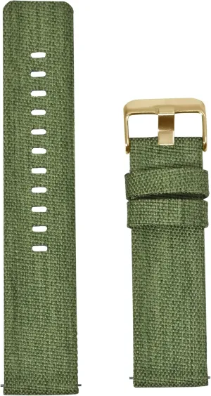 Nylon Watch Strap Nylon Watch Band 18Mm 20Mm 22Mm 24Mm Quick Release Canvas Watch Straps Watchbands Sports Strap /22Mm/Black White-B (22 mm Army Green)