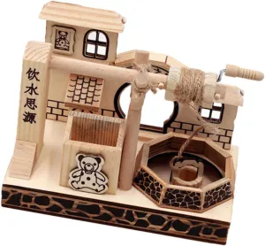 Office Supply Wooden Model Decorative Simulation Craft for Home Office Decor Unique Design for Christmas Wedding Photography