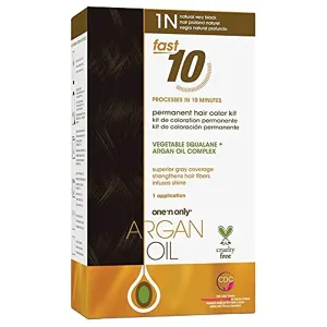 One 'n Only Shiny Silver Perm with Argan Oil for Gray Hair, Enhances Natural Silver Highlights, Exothermic Chemical Heat Ensures Gentle, Deep, and Even Processing