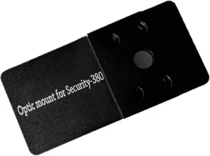 Optic Mount Plate for Ruger Security 380 Pistol-Compatible with JPoint,Shield RMSc,Vortex Defender CCW, Holosun 507K/407K/ESP CARRY, ADE RD3-018 Spike, RD3-021 Nuwa,RD3-021 PRO, RD3-030 Apollo Red Dot
