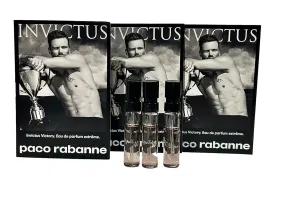 Paco Rabanne INVICTUS EDP Extreme MEN spray vial perfume 1.5 ml / 0.05 fl oz - Set of 3