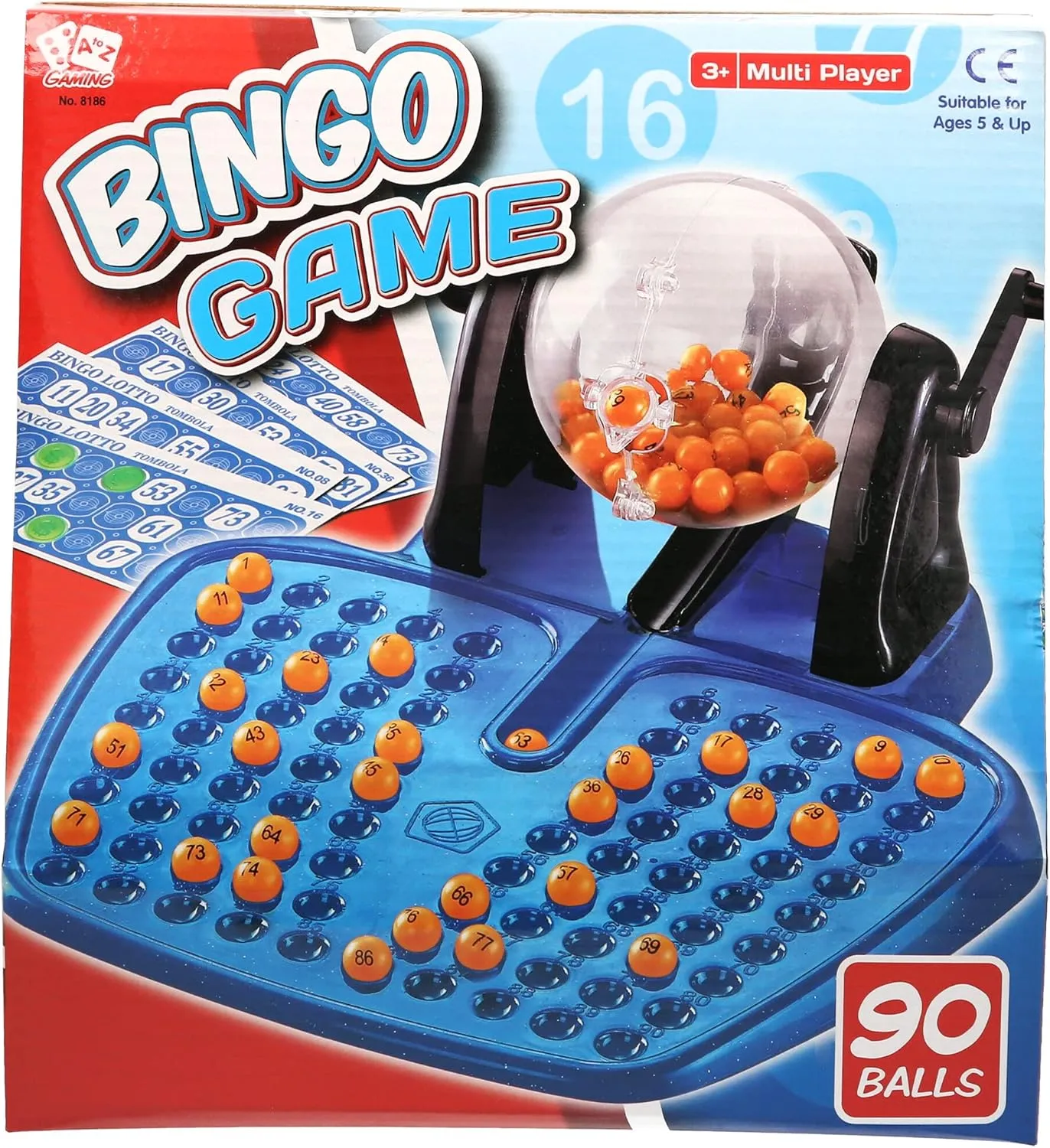 Paderno World Cuisine Atoz 8186 Bingo Game, Multicolor