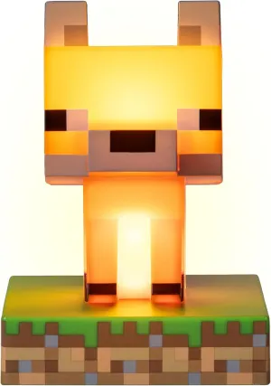 Paladone Minecraft Officially Licensed Fox Free Standing Desk Light, Gaming Room Decor and Merchandise for Boys and Girls, Nightlight Gift Accessory for Playroom and Bedroom