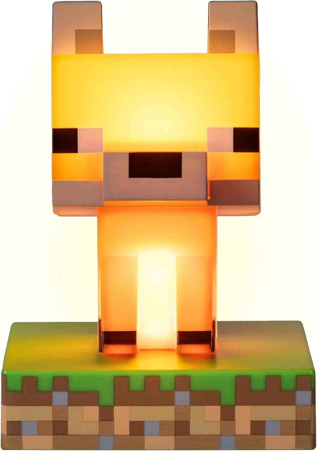 Paladone Minecraft Officially Licensed Fox Free Standing Desk Light, Gaming Room Decor and Merchandise for Boys and Girls, Nightlight Gift Accessory for Playroom and Bedroom