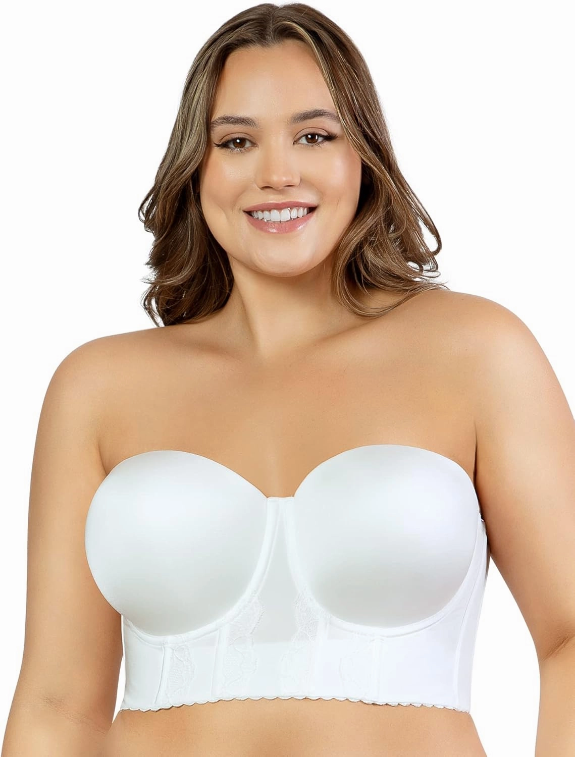 PARFAIT Elissa P50116 Women's Full Bust and Full Figure Strapless Longline Bra