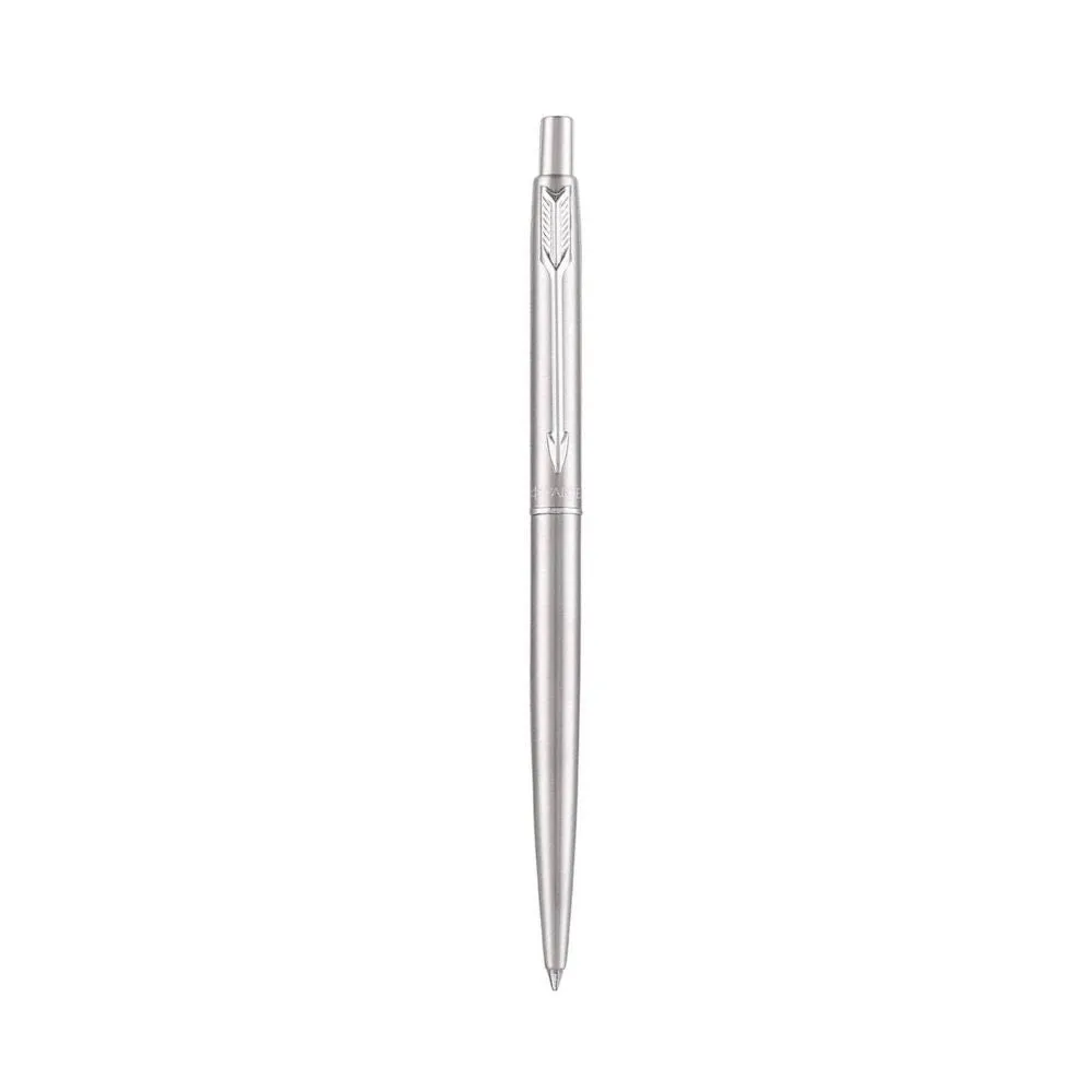 PARKER, Ballpoint Pen - CLASSIC Stainless Steel | Chrome Trim | Fine.