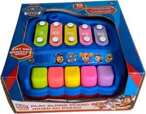Paw Patrol Play Along Piano & Xylophone - Learn to Play Piano Music Education for Kids and Preschoolers Ages 3 