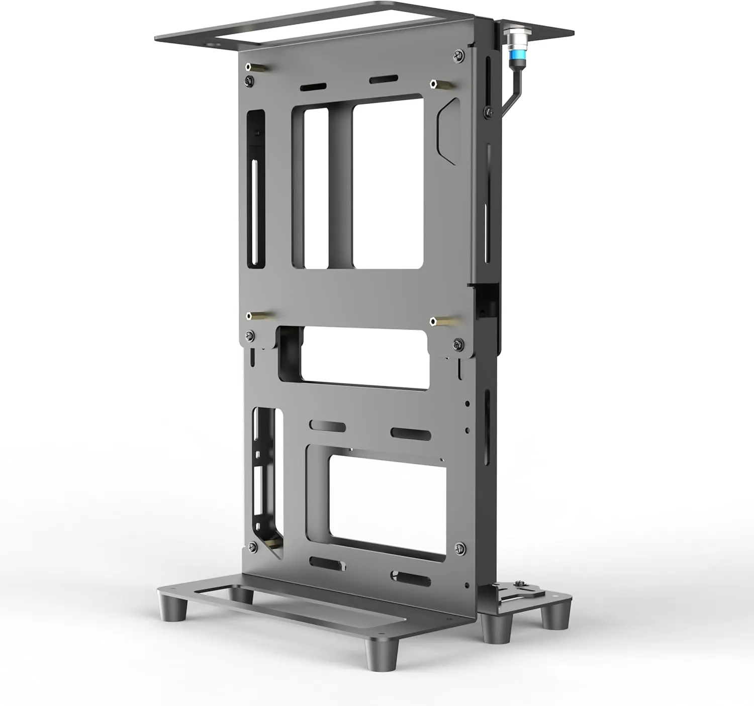 PC Creative Assembly Frame Test Bench，DIY Computer Case PC Frame Desktop Chassis Rack Stand Open Air Testbench Fits ATX ITX M-ATX Motherboard (ITX)