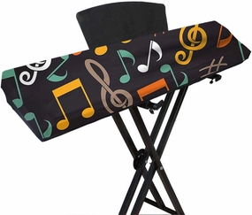 Piano Keyboard Dust Cover,Stretchable 61/88 Keys Piano Cover,Electronic Music Keyboard Piano Dirt-Proof Cover, Piano Keyboard Cover With Durable Elastic,Piano Accessories