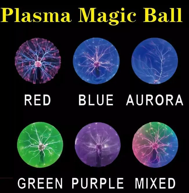 Plasma Magic Ball, 4.5V Plasma Globe Lamp (Mixed)