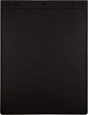 Plasticolor 000331R01 Plain Black Mud Guard - 24 inch - Set of 2