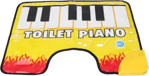 Play Potty Piano, 23.6in Training Toilet Interactive Musical Foot Mat, Potty Piano Musical Floor Mat Sounding Rug, Novelty Bathroom Fun Toilet Floor Mat Musical Piano for Toddlers