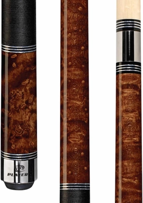 Players Classic Birds-Eye Maple with Triple Silver Rings Cue