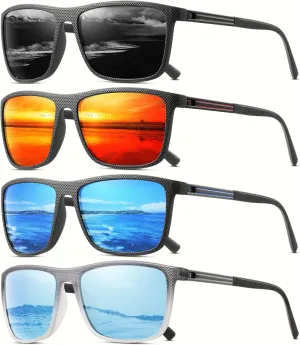 Polarized Sunglasses for Men Classic Lightweight Driving Fishing Golf Sun Glasses UV Protection Goggles