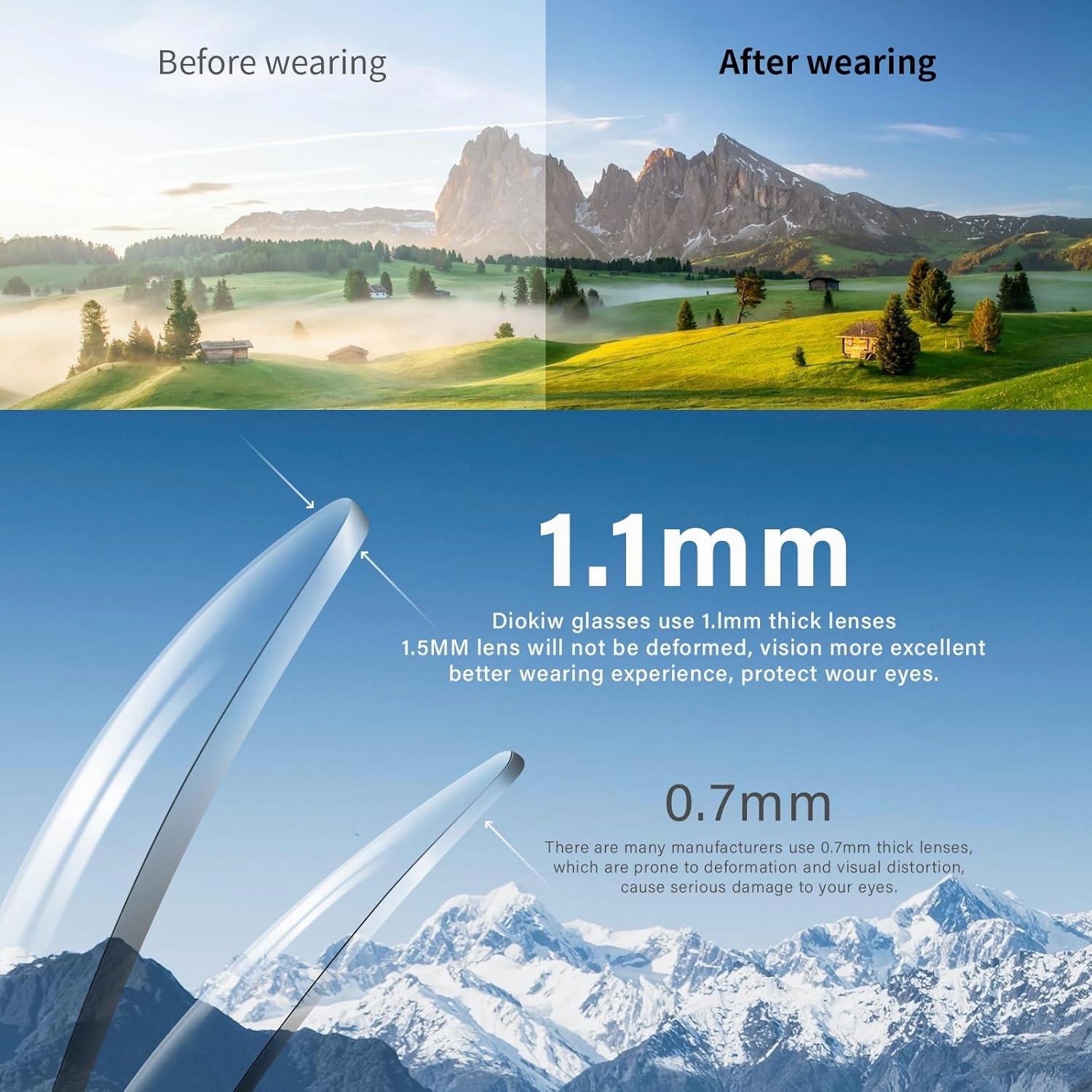 Polarized Sunglasses for Men Classic Lightweight Driving Fishing Golf Sun Glasses UV Protection Goggles