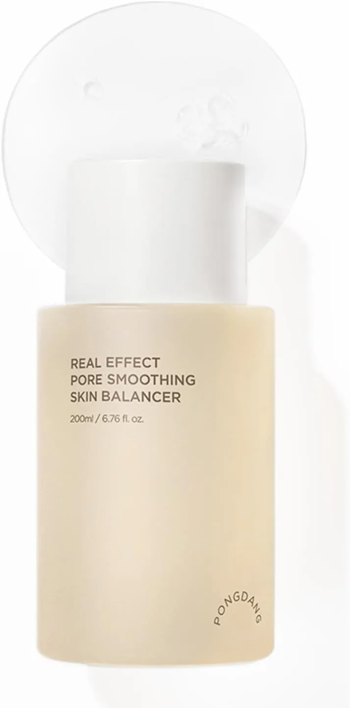 PONGDANG Real Effect Pore Smoothing Skin Balancer 6.76 fl.oz. | Pore-Refining Toner for Smoother-Looking Skin | Helps Improve The Look of Enlarged & Uneven Pores
