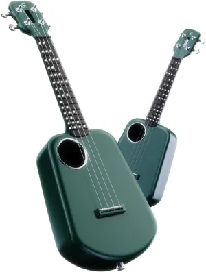Populele Smart Concert Ukulele with 72 LEDs, 23" Carbon Fiber Ukulele Free Online Lessons & Song Library, Auto Tuning, Includes Gig Bag, Stand, Strap, Nylon Strings, Gift Choice