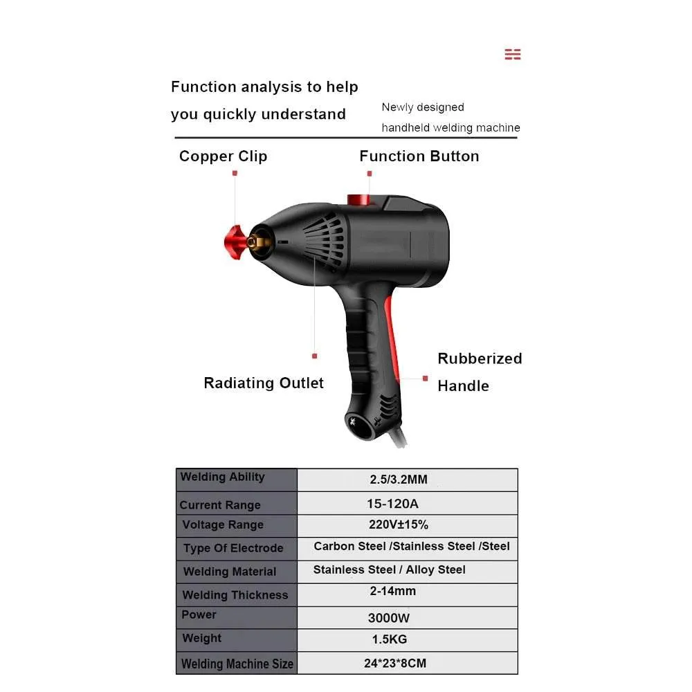 Portable Electric Welding Machine - Smart Digital Welder