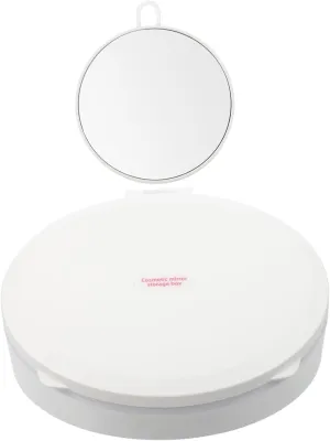 Portable Led Makeup Mirror with Cosmetics Storage Box for Smart Sensor Light for Travel and Desktop Use