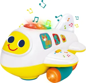 PowerTRC Baby Toy Airplane with Music and Lights | Educational Toy for Kids | Fun and Engaging Toy for Young Kids