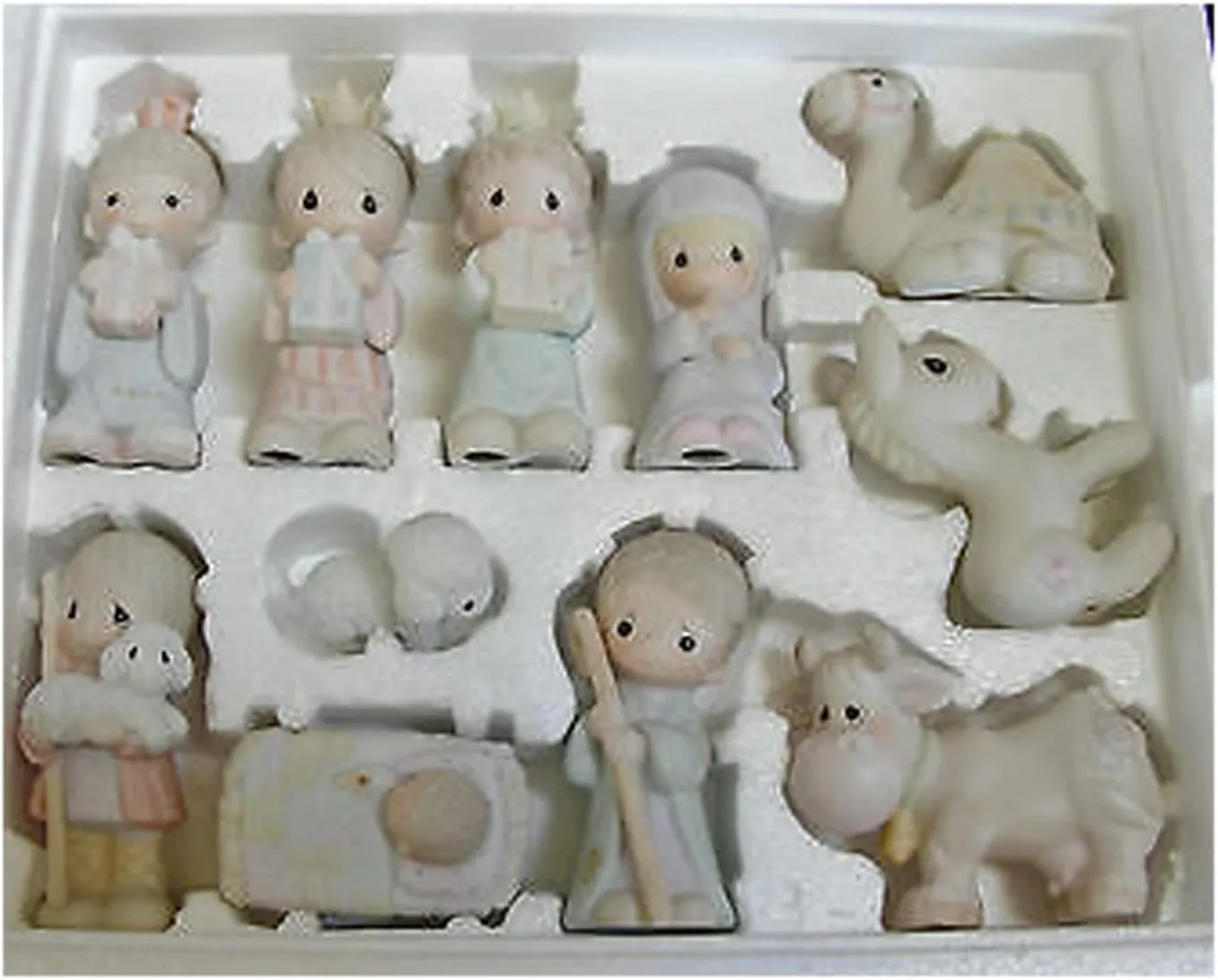Precious Moments Mini Nativity Set E2395 - Come Let Us Adore Him