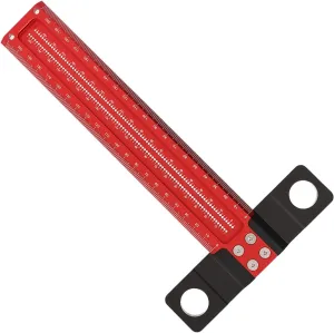 Premium Aluminum Oy T Ruler with C Sc - Ideal Scriber Tool for Woodworking and DIY Projects