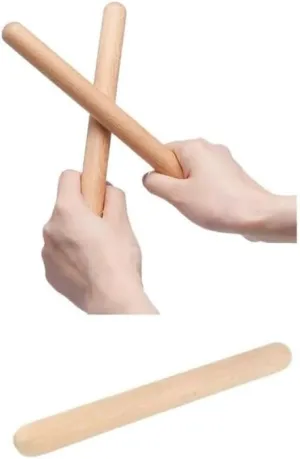 Premium Wooden Rhythm Sticks for Kids - Set of 16 Musical Sticks for Music Education and Creative Expression - Lummi Sticks Musical Instruments Ideal for Kids