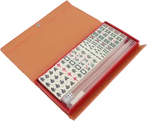 PRETYZOOM Chinese Mahjong Game Travel Mahjong Set Mahjong Board Game Mini Mahjong Travel Set Mini Mahjong Game
