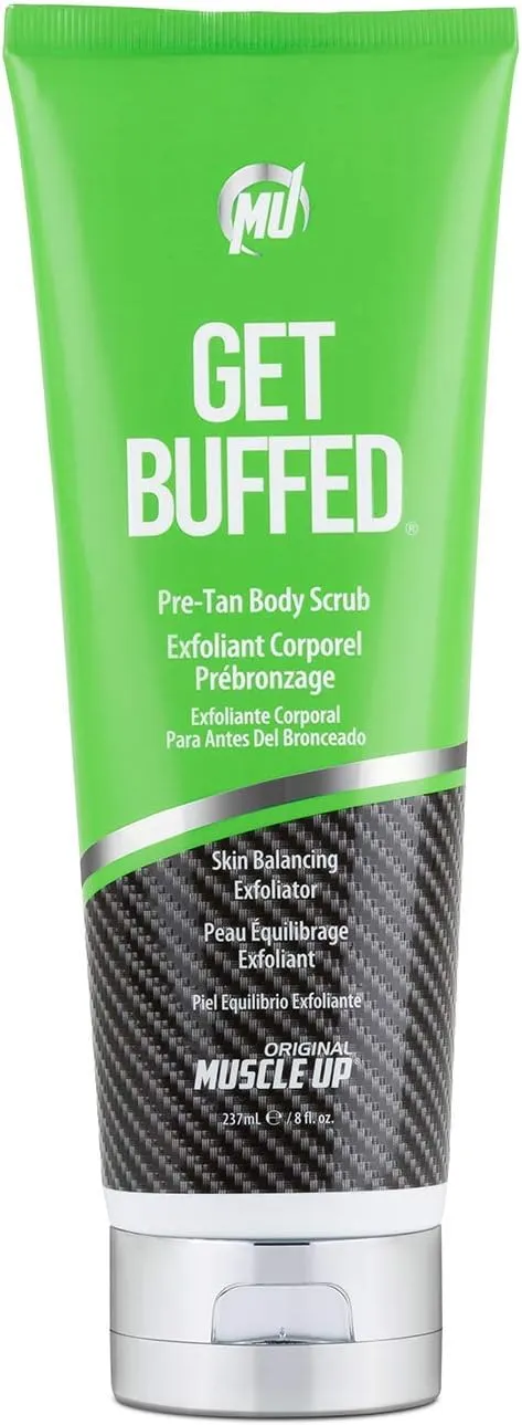 Pro Tan, Get Buffed, Pre-Tan Body Scrub, Skin Balancing Exfoliator, Balance Skin pH, 8 oz.