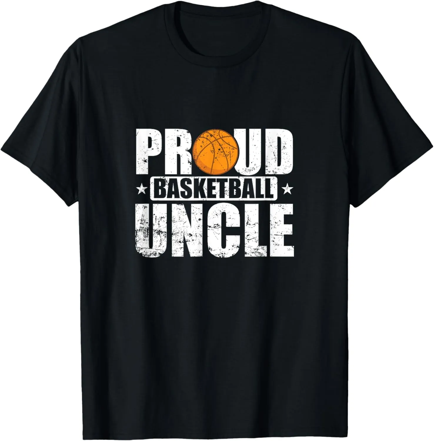 Proud Basketball Uncle Court Side T-Shirt